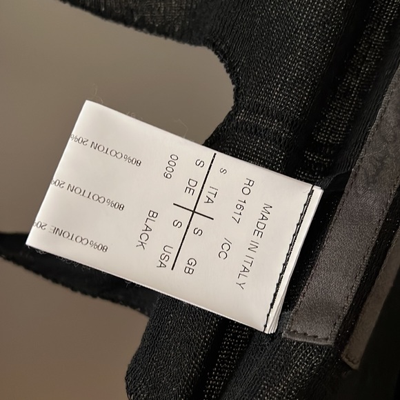 Rick Owens Cutout Cardigan Sz S - Picture 5 of 14